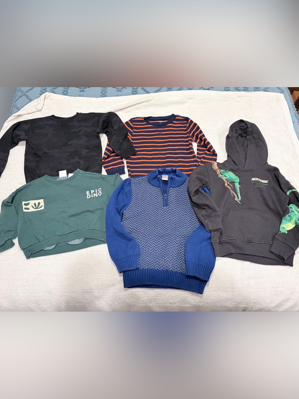 Boys 5T–6 Clothing Lot – Abercrombie, Gymboree, Carter’s & More – 5 Pieces
